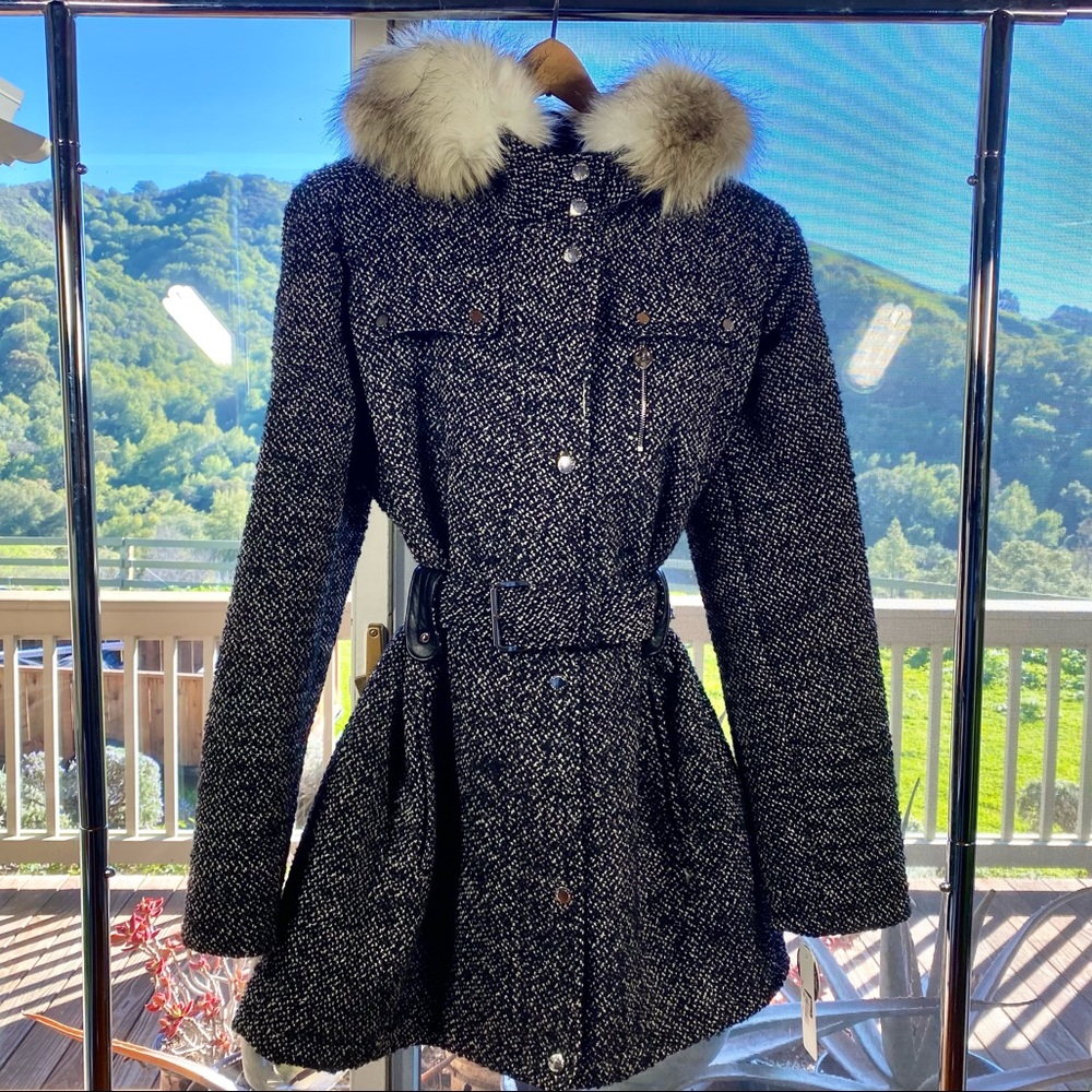 NWT Laundry by Design Faux Fur Lined Winter Coat